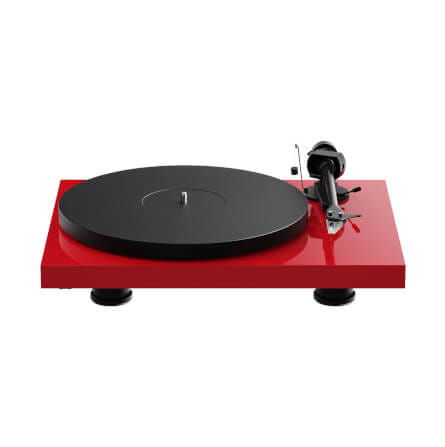 เครื่องเล่นแผ่นเสียง PROJECT : DEBUT CARBON EVO 2 (พร้อมหัวเข็ม PICK IT MM EVO) (HIGH GLOSS RED​)_0